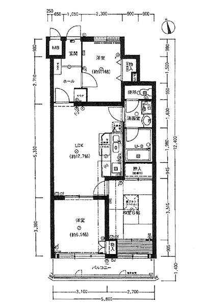 神戸市灘区城の下通3丁目 2階 3LDK